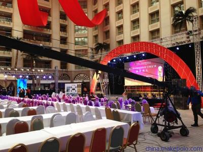 北京大興節日期間慶典演出舞臺背景板搭建 燈光音響AV設備租賃